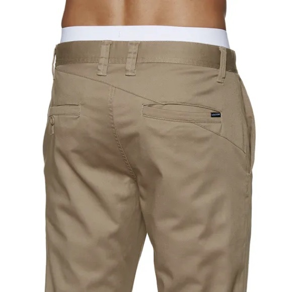 Volcom - Frickin Modern Straight Pant - Khaki - 30 - Picture 3 of 10